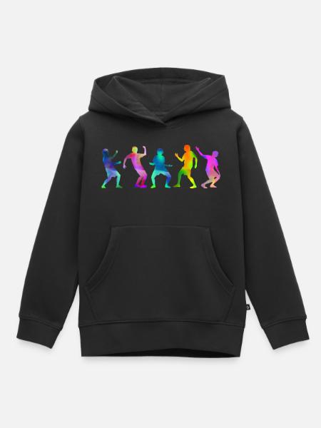 dance - Kinder Premium Organic Hoodie - Schwarz