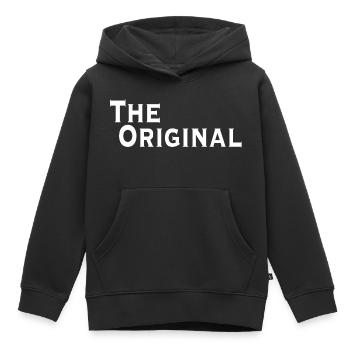 Das Original - Kinder Premium Organic Hoodie - Schwarz - Vorne - AI Model Kid Male (0cm)