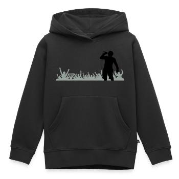Sänger Band Fans - Kinder Premium Organic Hoodie - Schwarz - Vorne - AI Model Kid Male (0cm)