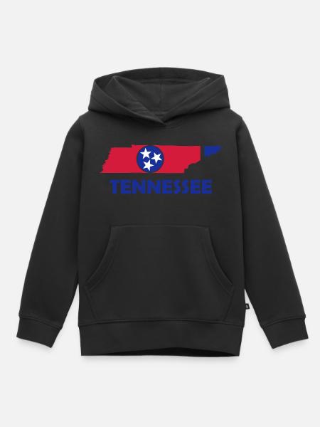 Tennessee - Kinder Premium Organic Hoodie - Schwarz