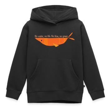 océan - Sweat Premium à capuche enfant bio - noir - Devant - AI Model Kid Male (0cm)