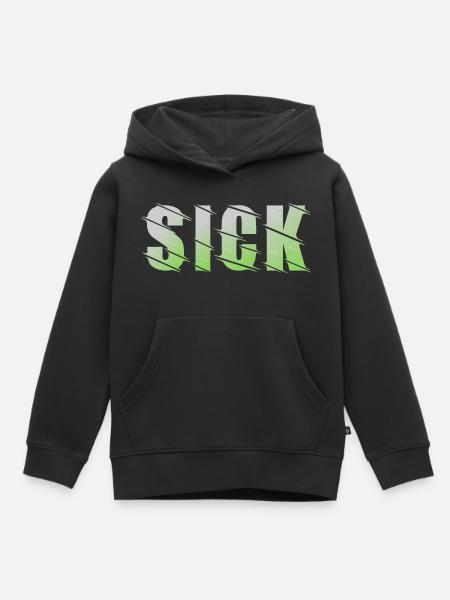 Sick Design - Kinder Premium Organic Hoodie - Schwarz
