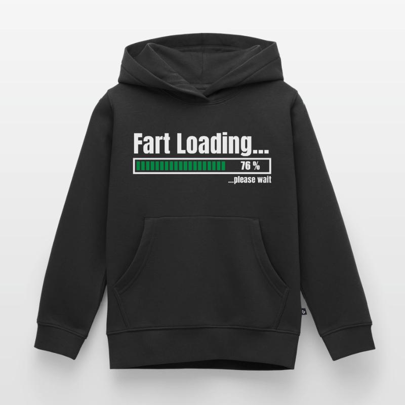 Fart Loading Kids Premium Organic Hoodie