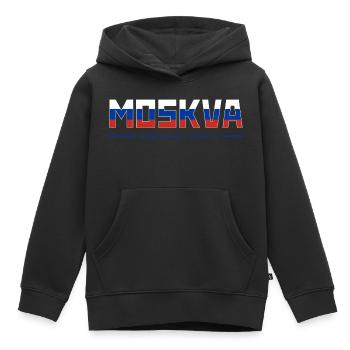 Moskau Die schönste Stadt der Welt - Kinder Premium Organic Hoodie - Schwarz - Vorne - AI Model Kid Male (0cm)