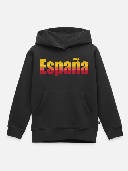 Spanien Weltmeisterschaft - Kinder Premium Organic Hoodie - Schwarz