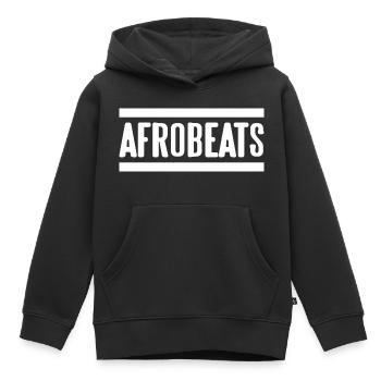 Cool Afrobeats Lover T-Shirt Cadeau Cadeau - Sweat Premium à capuche enfant bio - noir - Devant - AI Model Kid Male (0cm)