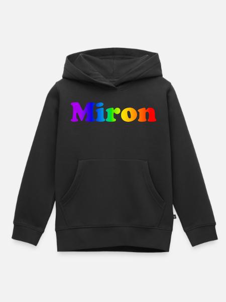 miron - Hettegenser Premium barn økologisk - svart