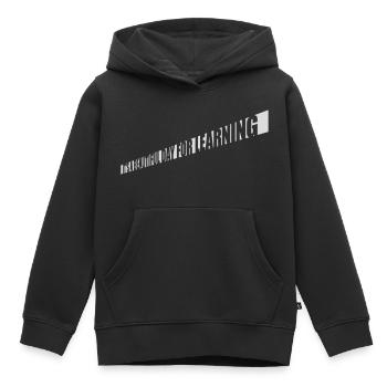 belle journée pour apprendre - Sweat Premium à capuche enfant bio - noir - Devant - AI Model Kid Male (0cm)