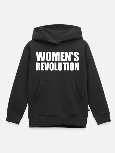 Womens revolution - Kinder Premium Organic Hoodie - Schwarz