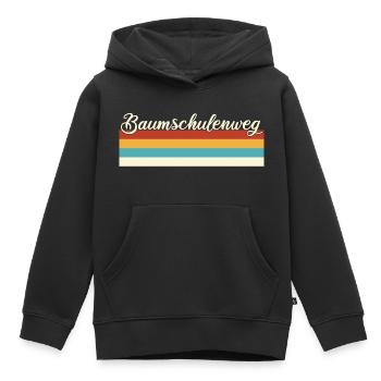 Baumschulenweg - Treptow - Köpenick - Berlin - Kinder Premium Organic Hoodie - Schwarz - Vorne - AI Model Kid Male (0cm)