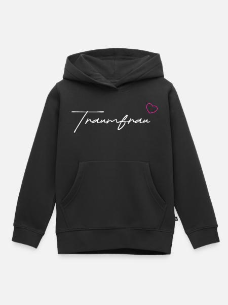 Traumfrau white - Kinder Premium Organic Hoodie - Schwarz