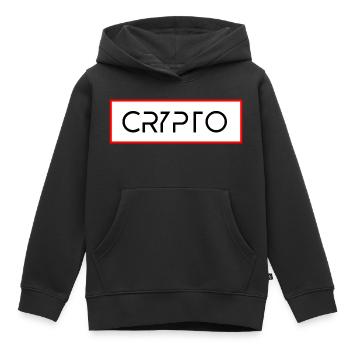 Bitcoin Trading Crypto Stocks - Sweat Premium à capuche enfant bio - noir - Devant - AI Model Kid Male (0cm)