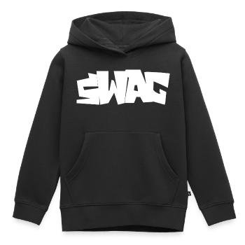 BUTIN - Sweat Premium à capuche enfant bio - noir - Devant - AI Model Kid Male (0cm)