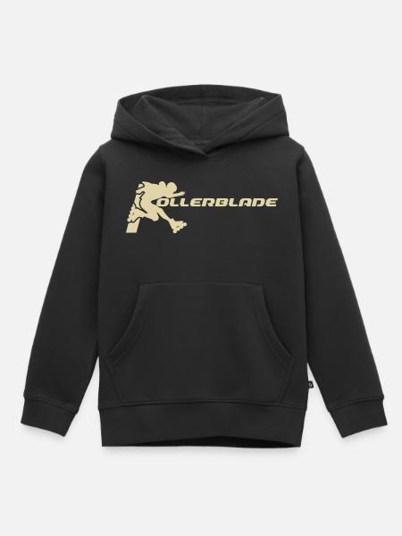rollerblader silhouette hell - Kinder Premium Organic Hoodie - Schwarz