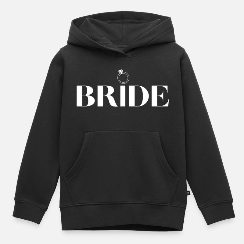 Bride - Sweat Premium à capuche enfant bio - noir