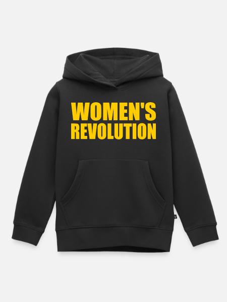 Womens revolution - Kinder Premium Organic Hoodie - Schwarz