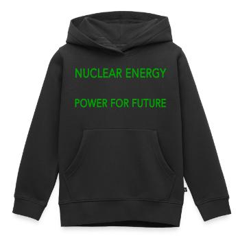 nuclear energy - Kinder Premium Organic Hoodie - Schwarz - Vorne - AI Model Kid Male (0cm)