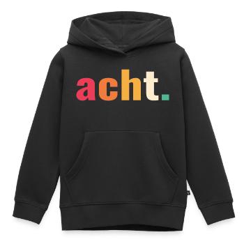 8. Geburtstag Acht 8 Jahre Kinder Kind - Kinder Premium Organic Hoodie - Schwarz - Vorne - AI Model Kid Male (0cm)