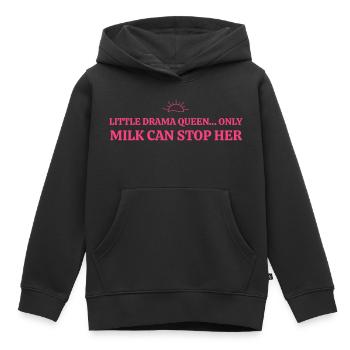 Baby Sayings - Kids Premium Organic Hoodie - black - Front - AI Model Kid Male (0cm)