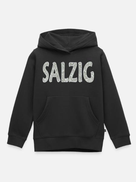 Salzig-Sauer-Wütend - Kinder Premium Organic Hoodie - Schwarz