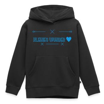 Baby Sayings - Kids Premium Organic Hoodie - black - Front - AI Model Kid Male (0cm)