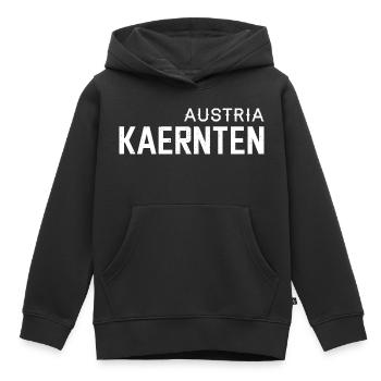 Austria Carinthia Austria Austria - Kids Premium Organic Hoodie - black - Front - AI Model Kid Male (0cm)