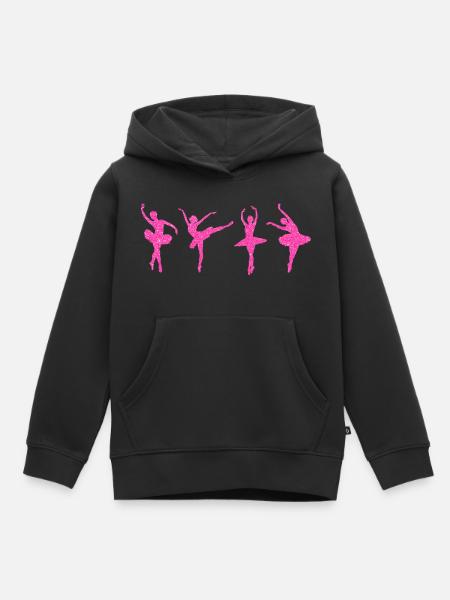 Ballett Ballett - Kinder Premium Organic Hoodie - Schwarz