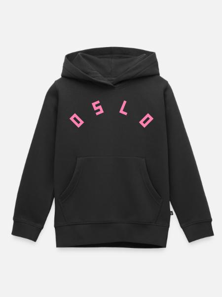 Oslo - Kinder Premium Organic Hoodie - Schwarz