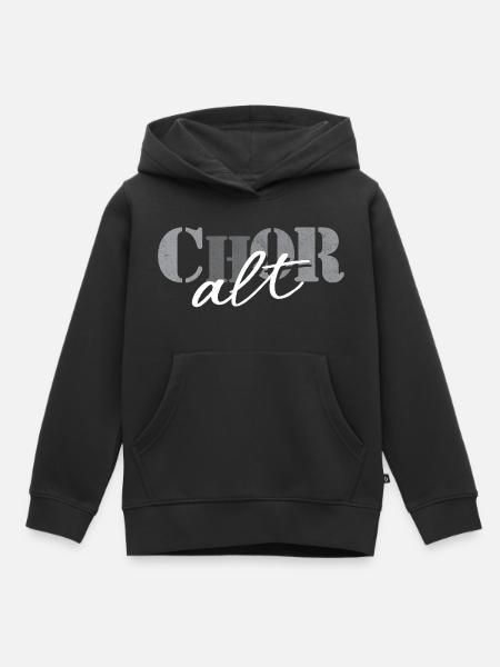 Chor Alt - Kinder Premium Organic Hoodie - Schwarz