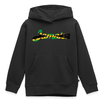 Jamaica - Kinder Premium Organic Hoodie - Schwarz - Vorne - AI Model Kid Male (0cm)