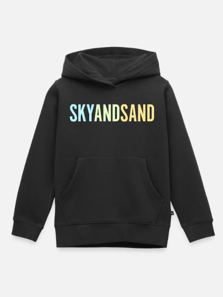 Sky And Sand - Kinder Premium Organic Hoodie - Schwarz
