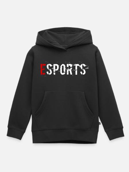 eSports Gaming - Kinder Premium Organic Hoodie - Schwarz