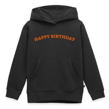 Happy Birthday - Kinder Premium Organic Hoodie - Schwarz - Vorne - AI Model Kid Male (0cm)
