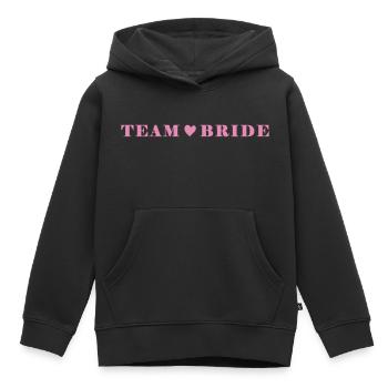 team bride - Kinder Premium Organic Hoodie - Schwarz - Vorne - AI Model Kid Male (0cm)