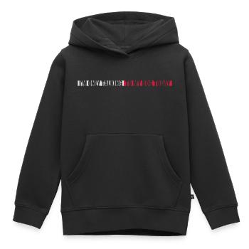 only talking to dog - Kids Premium Organic Hoodie - black - Front - AI Model Kid Male (0cm)