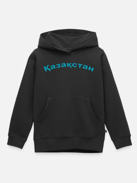 Казахстан / Kasachstan - Kinder Premium Organic Hoodie - Schwarz
