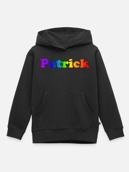 Patrick - Kinder Premium Organic Hoodie - Schwarz