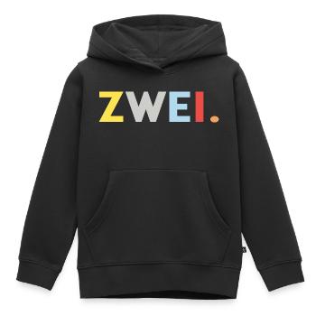 2. Geburtstag 2 Jahre Geburtstag Geschenk 2 Jahre - Kinder Premium Organic Hoodie - Schwarz - Vorne - AI Model Kid Male (0cm)