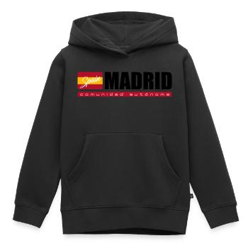 Autonome Gemeinschaft Madrid - Kinder Premium Organic Hoodie - Schwarz - Vorne - AI Model Kid Male (0cm)