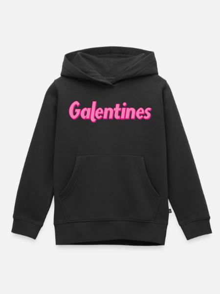 Galentine - Kinder Premium Organic Hoodie - Schwarz