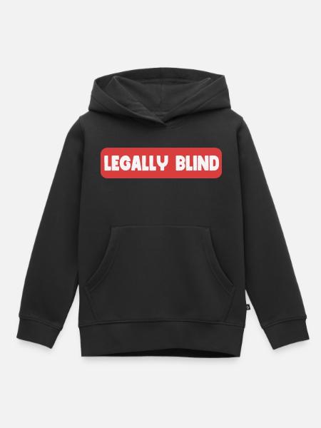 Rechtlich blind - Kinder Premium Organic Hoodie - Schwarz