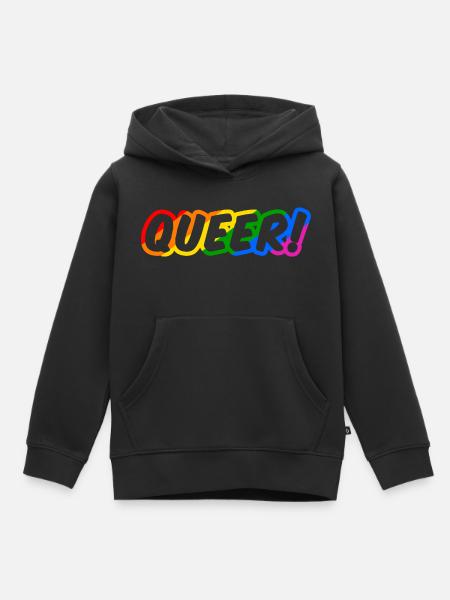 Queer Gay Pride - Kinder Premium Organic Hoodie - Schwarz