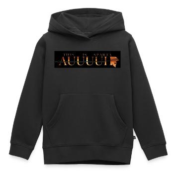 SPARTA - Kinder Premium Organic Hoodie - Schwarz - Vorne - AI Model Kid Male (0cm)