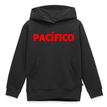 friedlich Spanisch Sprache - Kinder Premium Organic Hoodie - Schwarz - Vorne - AI Model Kid Male (0cm)