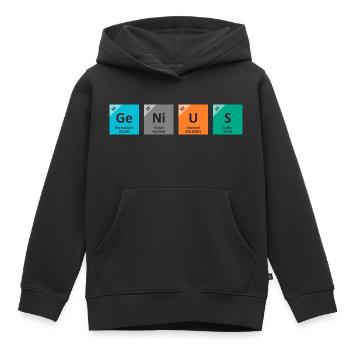 Genie - Kinder Premium Organic Hoodie - Schwarz - Vorne - AI Model Kid Male (0cm)