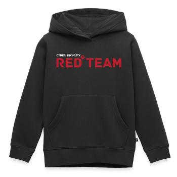 Cyber Security Red Team Hacking Hacker - Kinder Premium Organic Hoodie - Schwarz - Vorne - AI Model Kid Male (0cm)