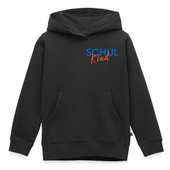 Schule Schulkind Kind Einschulung - Kinder Premium Organic Hoodie - Schwarz - Vorne - AI Model Kid Male (0cm)