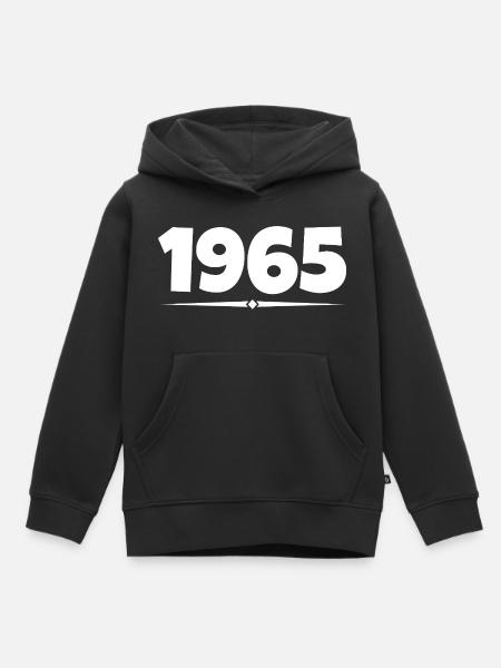 Geschenk von 1965 - Kinder Premium Organic Hoodie - Schwarz