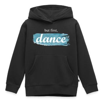 Dancing Dance Music - Kinder Premium Organic Hoodie - Schwarz - Vorne - AI Model Kid Male (0cm)