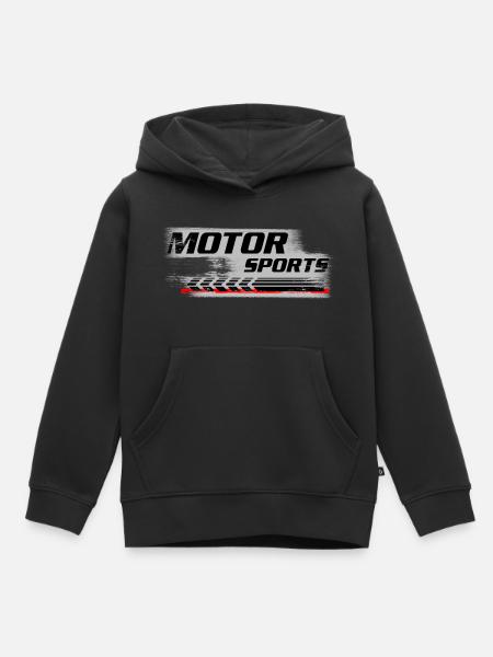 Motor Sports - Kinder Premium Organic Hoodie - Schwarz